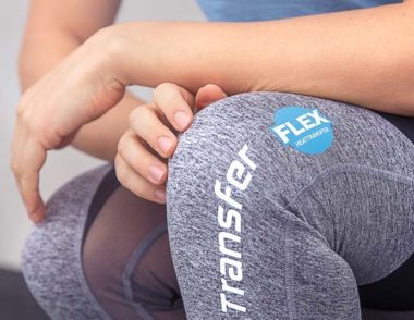 att trycka på byxben header